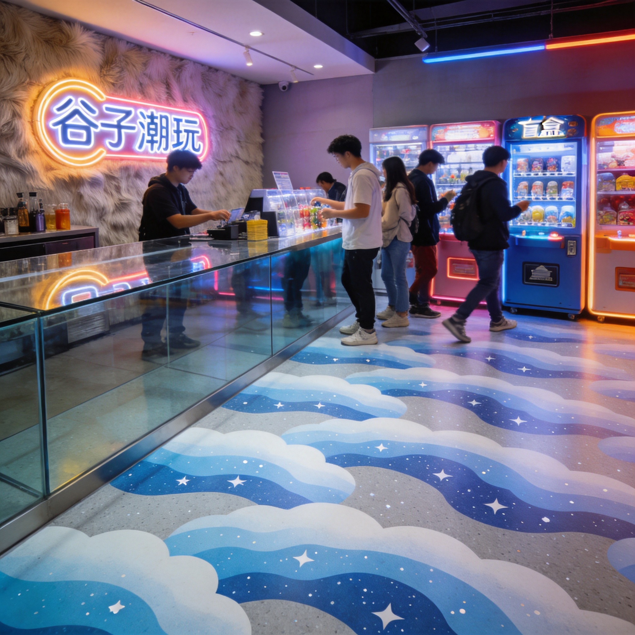 云梦系列 × 潮玩谷子集合店 铺装效果图 2