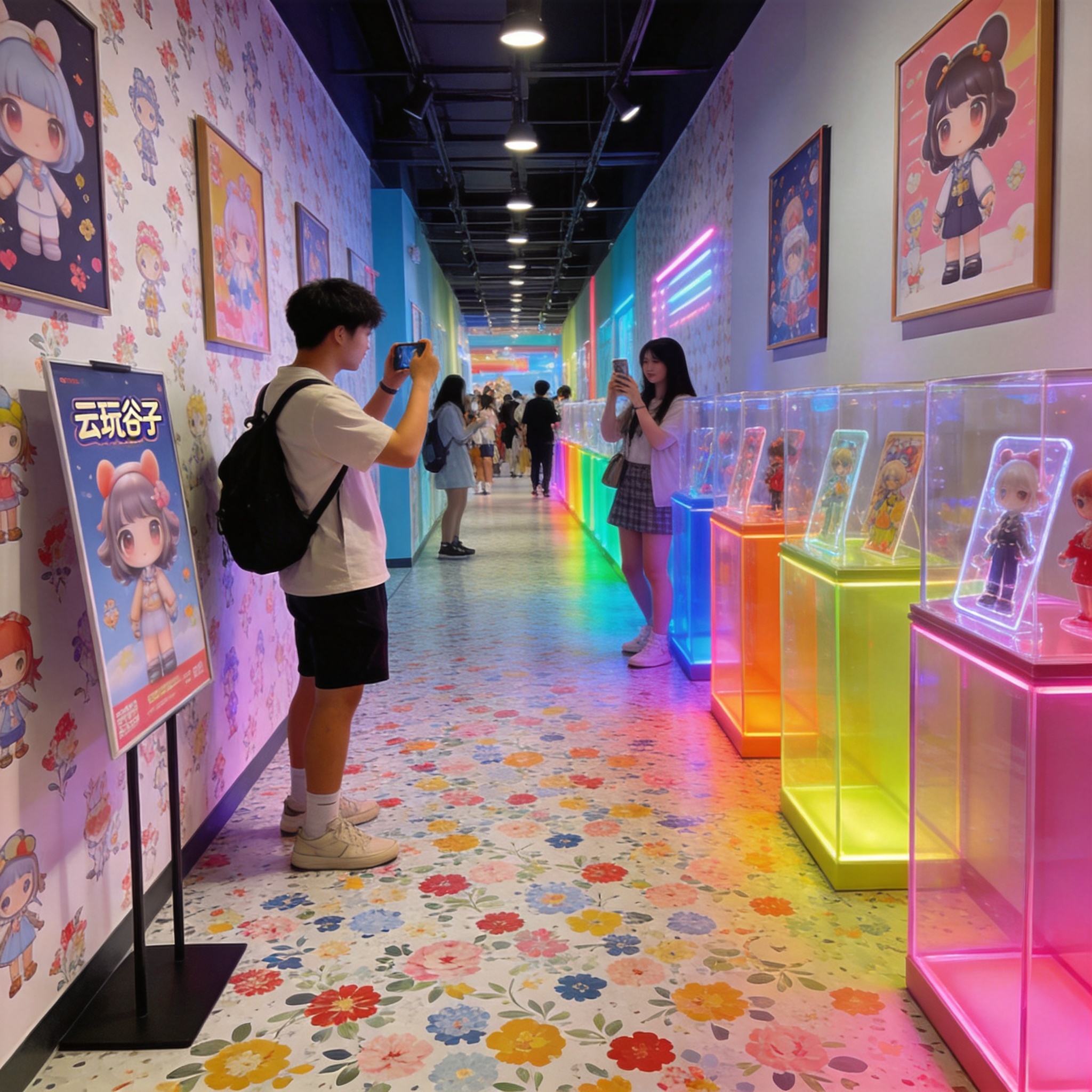 云梦系列 × 潮玩谷子集合店 铺装效果图 3