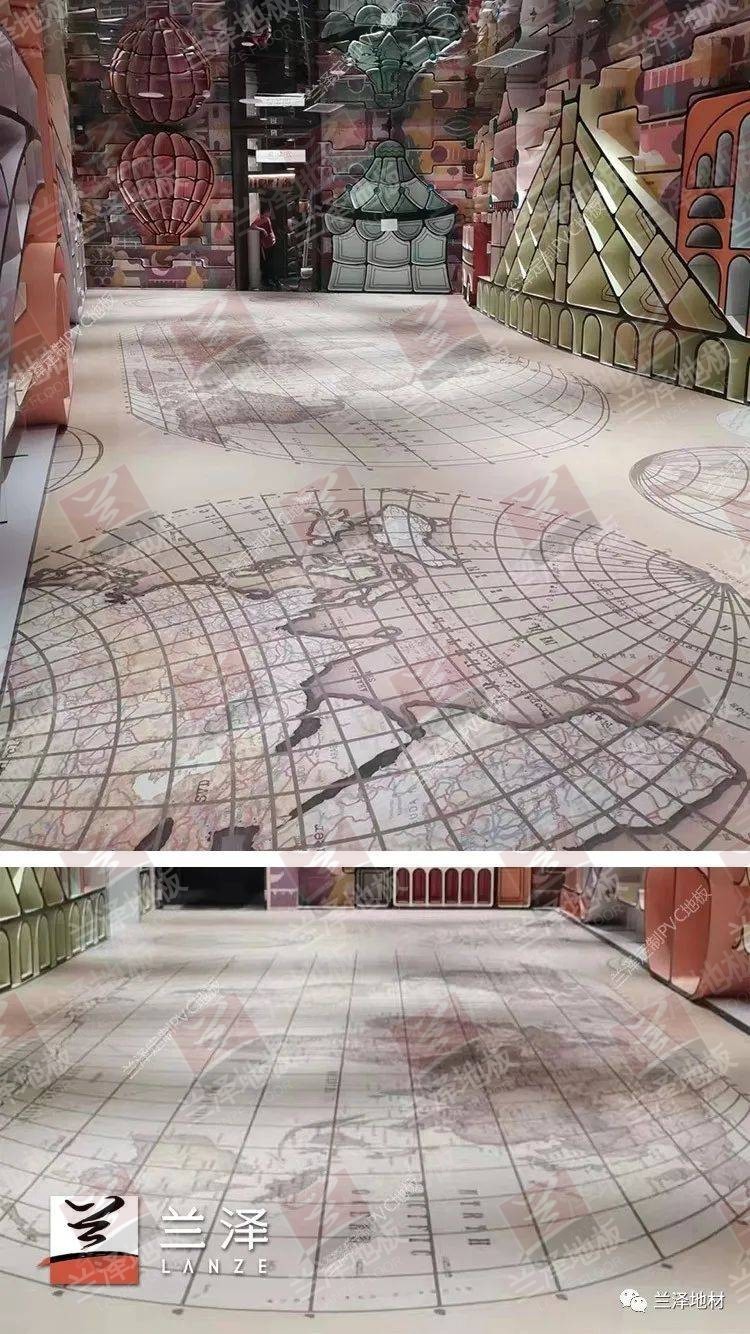 酒店走廊 兰泽塑胶地板应用场景